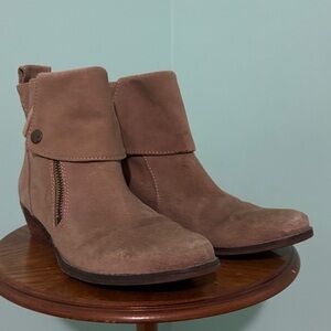 Nine West Brown Ankle Booties